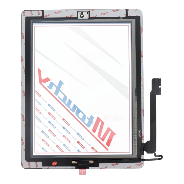 Экран сенсорный + лента клейкая + Home Musttby для iPad 4 Black (5903396320040)