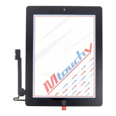 Екран сенсорний + стрічка клейка + Home Musttby для iPad 4 Black (5903396320040)