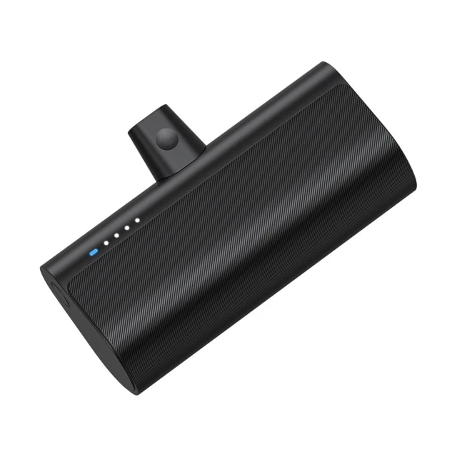 Повербанк Blue Star 5000 mAh з вбудованим Lightning Black (5903396321870)