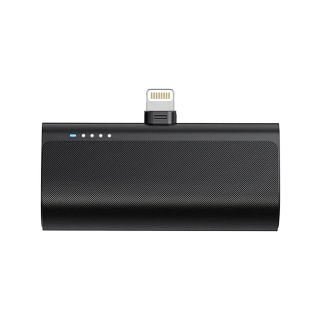 Повербанк Blue Star 5000 mAh з вбудованим Lightning Black (5903396321870)