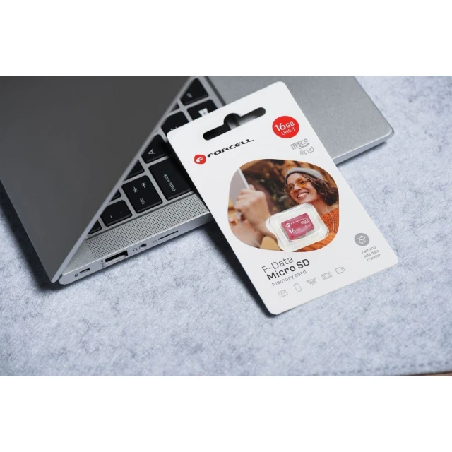 Карта пам'яті microSD 16GB U3 Class 10 Forcell F-Data Red (5903396324710)