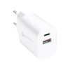 Зарядний пристрій Forcell F-Energy USB C + USB A QC4.0 PD 3A 35W White (5903396327568)