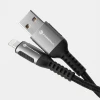 Кабель Forcell F-Energy Cafule USB-A to Lightning 2.4A 12W 2m Black (5903396346354)