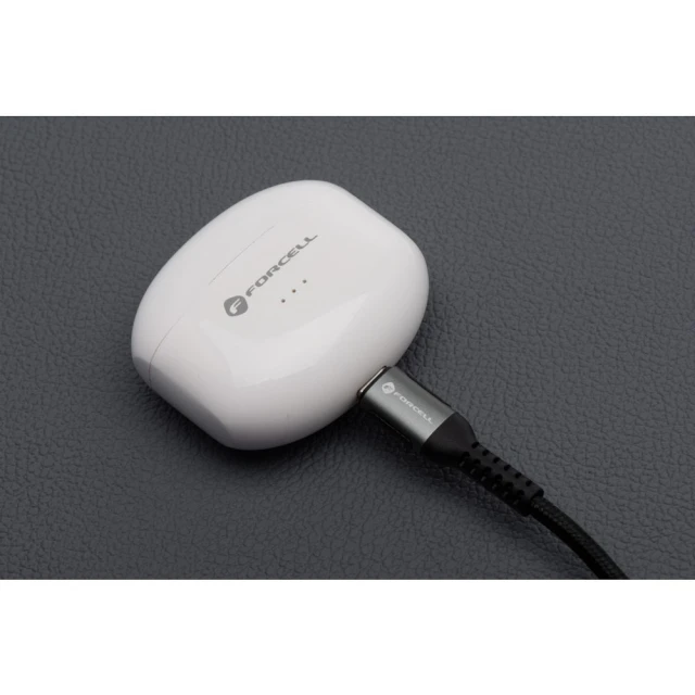 Кабель Forcell F-Energy Cafule USB A to USB C 3A 66W 3 m Black (5903396347436)