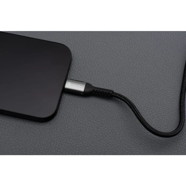 Кабель Forcell F-Energy Cafule USB A to USB C 3A 66W 3 m Black (5903396347436)