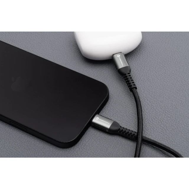 Кабель Forcell F-Energy Cafule USB A to USB C 3A 66W 2 m Black (5903396347726)