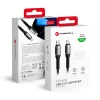 Кабель Forcell F-Energy Cafule USB-C to Lightning PD 3A 27W 3m Black (5903396347740)