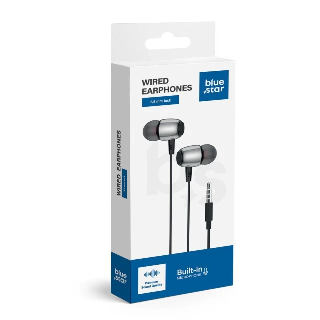 Навушники Blue Star M09 з роз'ємом Jack 3.5 мм Black (5903396350405)