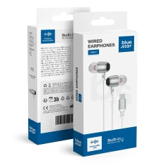 Навушники Blue Star M09C провідні USB C 1.2m White (5903396350412)