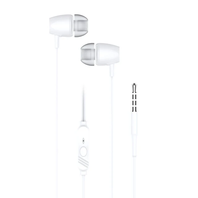 Наушники проводные Blue Star PA-E67 Jack 3.5 mm 1.2 м White (5903396350450)