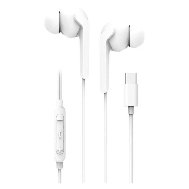 Навушники Blue Star M15C USB-C White (5903396350474)