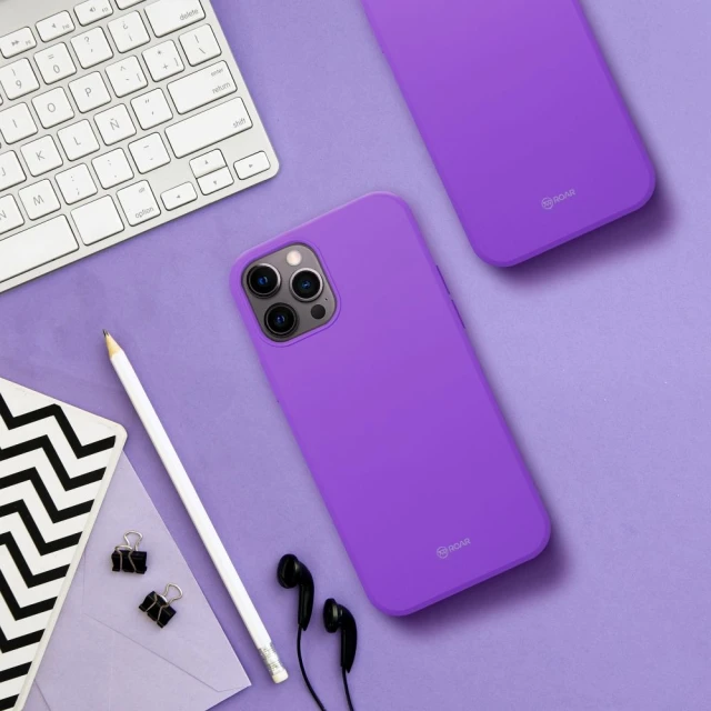 Чохол Roar All Day Colorful Jelly для Xiaomi Redmi Note 14 Purple (5903396364129)