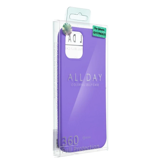 Чохол Roar All Day Colorful Jelly для Xiaomi Redmi Note 14 Purple (5903396364129)