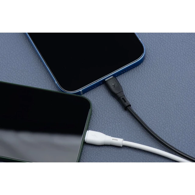 Кабель Blue Star ECO PJ72-18-3 USB-C to Lightning 2.4A 27W 1 м White (5903396364372)