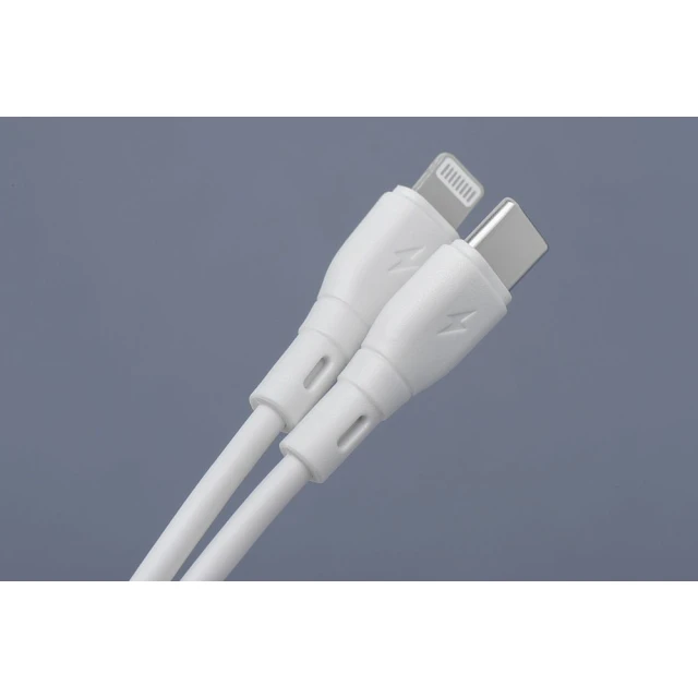 Кабель Blue Star ECO PJ72-18-3 USB-C to Lightning 2.4A 27W 1 м White (5903396364372)