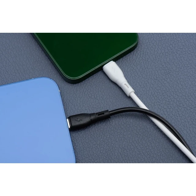 Кабель Blue Star ECO PJ72-18-3 USB-C to Lightning 2.4A 27W 1 м White (5903396364372)