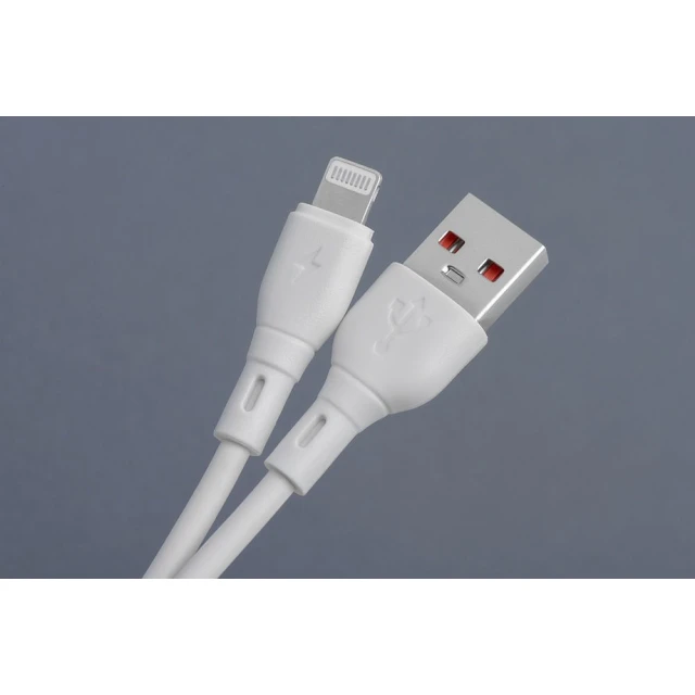 Кабель Blue Star PJ68-24-2.4 USB-A to Lightning White (5903396364389)