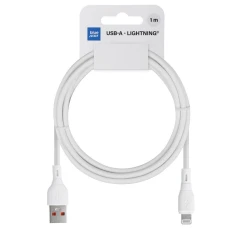 Кабель Blue Star PJ68-24-2.4 USB-A to Lightning White (5903396364389)