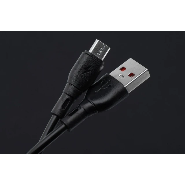 Кабель Blue Star ECO USB A to Micro USB 2A 1m Black (5903396364396)
