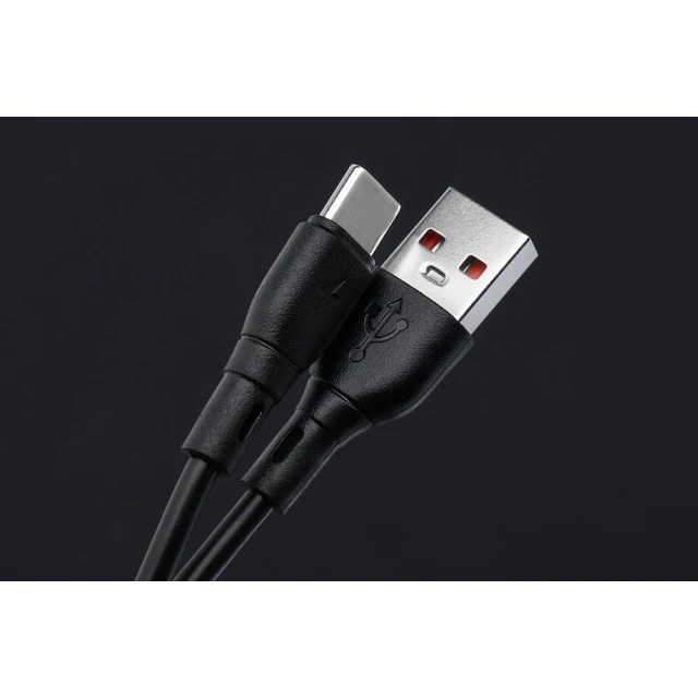 Кабель Blue Star ECO PJ68-25-3 USB-A to USB-C 3A 60W 1 м Black (5903396364402)