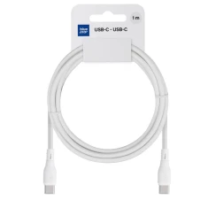 Кабель Blue Star ECO PJ73-13-3 USB-C to USB-C 3A 60W 1 м White (5903396364419)
