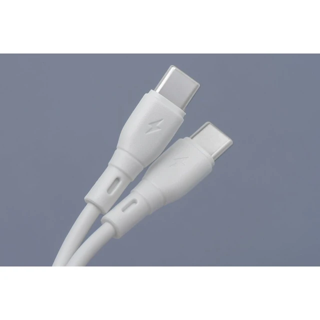 Кабель Blue Star ECO PJ73-13-3 USB-C to USB-C 3A 60W 1 м White (5903396364419)
