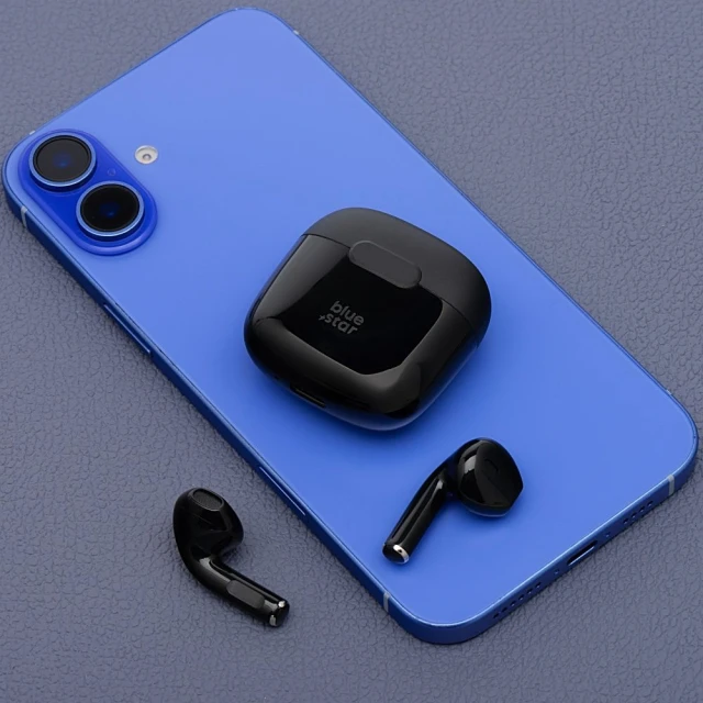 Навушники бездротові Blue Star FI7 TWS Black (5903396368738)
