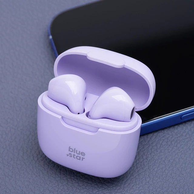 Бездротові навушники Blue Star FI7 TWS Purple (5903396369575)