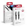 Кабель Forcell F-Energy USB-C to USB-C QC4.0 PD 5A 100W Cafule 0.25m Black (5903396378416)