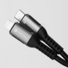 Кабель Forcell F-Energy USB-C to Lightning Black (5903396378447)