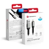 Кабель Forcell F-Energy Cafule USB-A to Lightning 2,4A 12W 0,25 м Black (5903396378454)