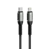 Кабель Forcell F-Energy Cafule USB-C to Lightning PD 3A 27W 0,25 м Black (5903396378461)