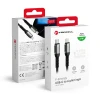 Кабель Forcell F-Energy Cafule USB-C to Lightning PD 3A 27W 0,25 м Black (5903396378461)