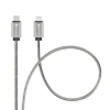 Кабель Forcell F-Energy Metal USB-C to Lightning PD 3A 27W 2 м Silver (5903396378485)