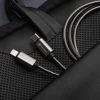Кабель Forcell F-Energy Metal USB-C to Lightning PD 3A 27W 2 м Silver (5903396378485)
