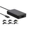Адаптер живлення для ноутбука Forcell F-Energy 90W USB C + 6 насадок Black (5903396379192)
