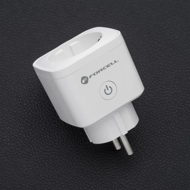 Розумна розетка Forcell F-Energy EU02 з WiFi White (5903396379208)