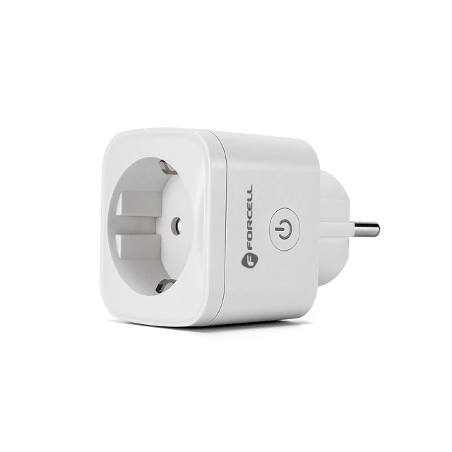 Розумна розетка Forcell F-Energy EU02 з WiFi White (5903396379208)