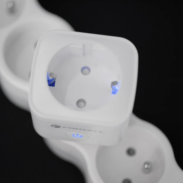 Розумна розетка Forcell F-Energy EU02 з WiFi White (5903396379208)