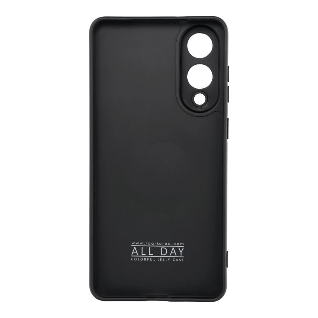 Чохол Roar All Day Colorful Jelly для Samsung Galaxy S25 Edge Black (5903396388682)