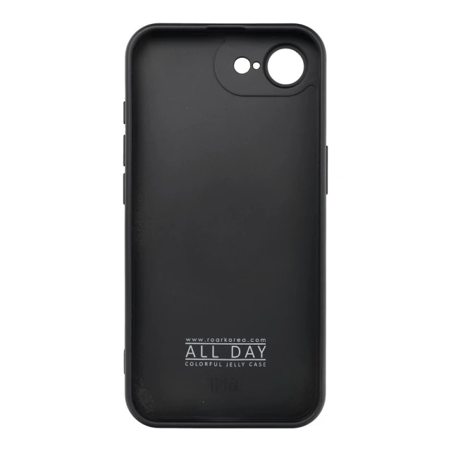 Чохол Roar All Day Colorful Jelly для iPhone 16e Black (5903396388705)