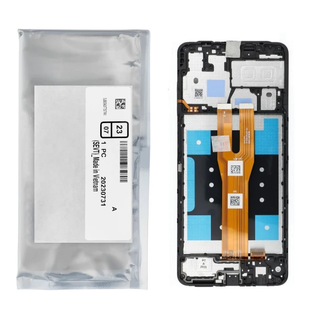Дисплей LCD ServicePack для Samsung Galaxy A06 Black (5903396390814)