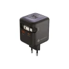 Зарядний пристрій Forcell F-Energy GaN USB C + USB A + кабель USB C PD QC4.0 3A 70W Grey (5903396390838)