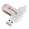 Flash-диск Forcell F-Data Metal Duo 16GB USB 3.2 Gen 1 Silver (5903396391750)