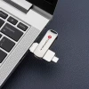 USB-флешка Forcell F-Data Metal Duo USB 3.2 Gen 1 (USB A / USB C) 32GB Silver (5903396391774)