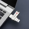 Флешка 128GB USB 3.2 Gen 1 Forcell F-Data Metal Duo Silver (5903396391798)