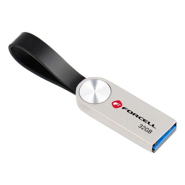 USB-накопитель Forcell F-Data Metal 32GB USB 3.2 Gen 1 Silver (5903396391804)