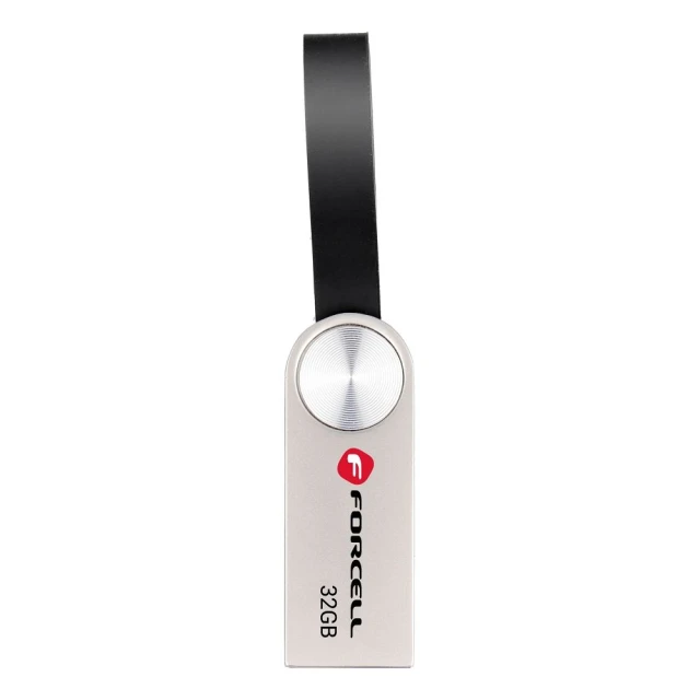 USB-накопитель Forcell F-Data Metal 32GB USB 3.2 Gen 1 Silver (5903396391804)