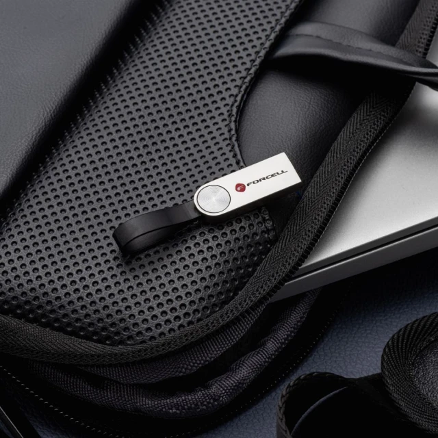 Флешка 128GB USB 3.2 Gen 1 Forcell F-Data Metal Silver (5903396391828)
