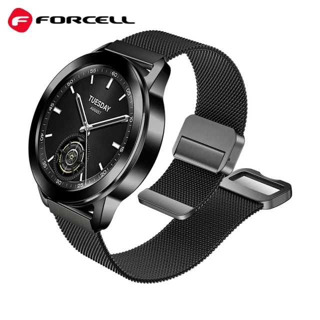 Ремінець Forcell F-Design FS11 для Samsung Galaxy Watch 20 mm Black (5903396392573)
